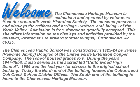 Welcome to Clemenceau Heritage Museum